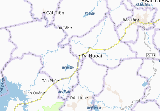 Đạ Huoai Map