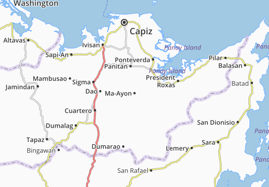 Karte Stadtplan Ma-Ayon