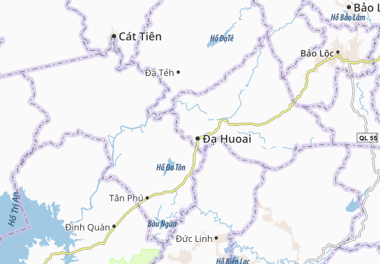 Mapa Xã Ma Đa Guôi