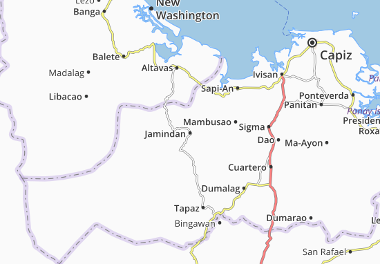 Mapa Jamindan