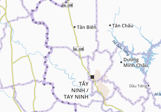 Kaart Plattegrond Trà Vong