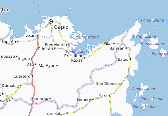 President Roxas Map