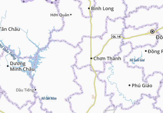 Kaart Plattegrond Minh Long