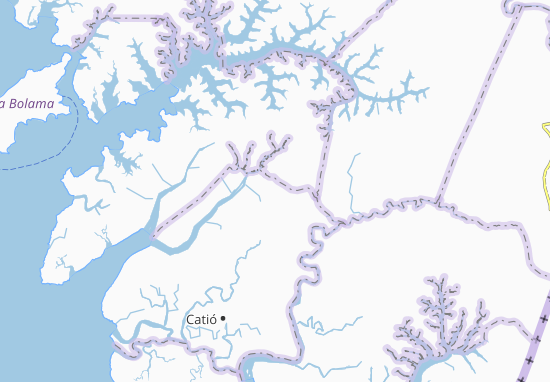 Karte Stadtplan Gandua Nalu