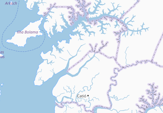 Karte Stadtplan Cachobar