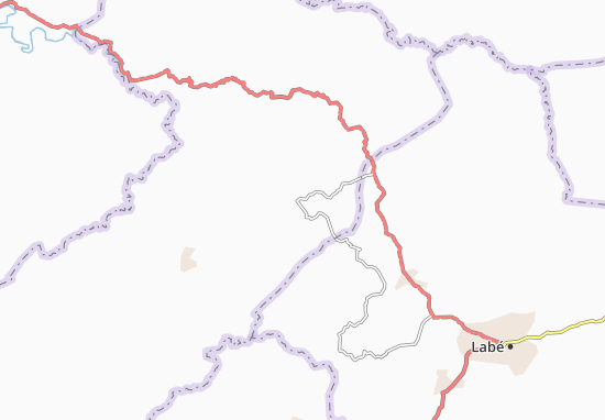 Kaart Plattegrond Diountou