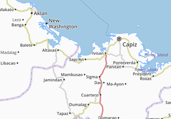 Karte Stadtplan Sapi-An