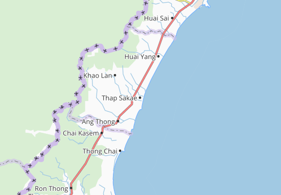 Thap Sakae Map