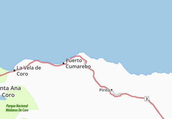 Tocópero Map