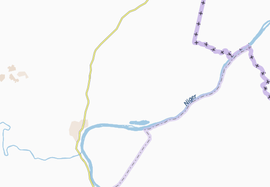 Karte Stadtplan Saourou