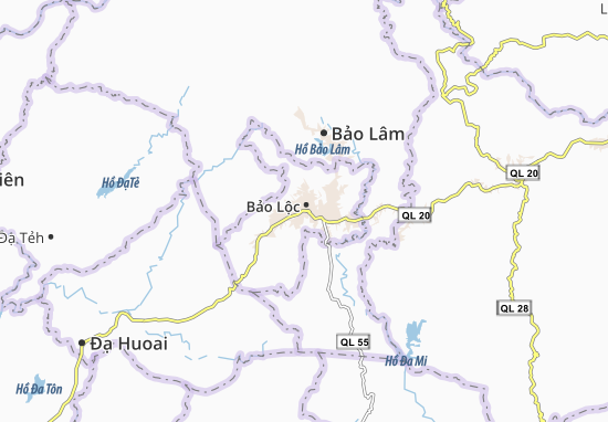 Karte Stadtplan B&#x60;Lao