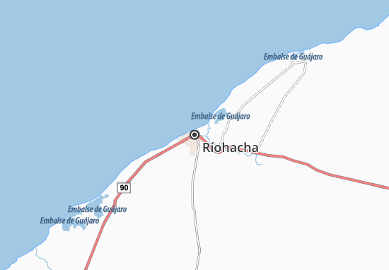 Mapa Ríohacha