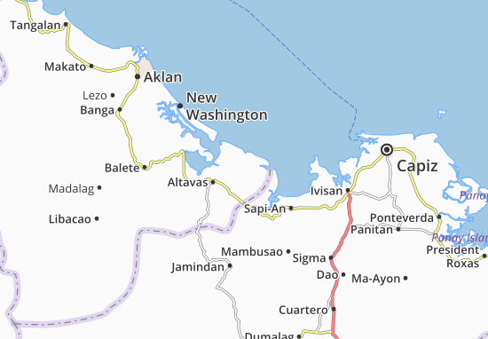 Karte Stadtplan Batan