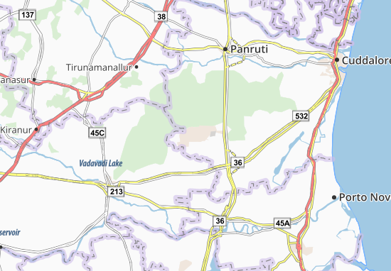 Karte Stadtplan Neyveli