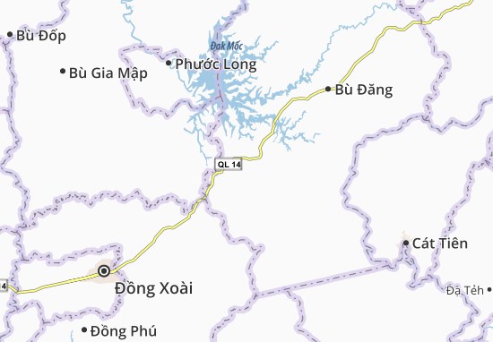 Kaart Plattegrond Nghĩa Bình
