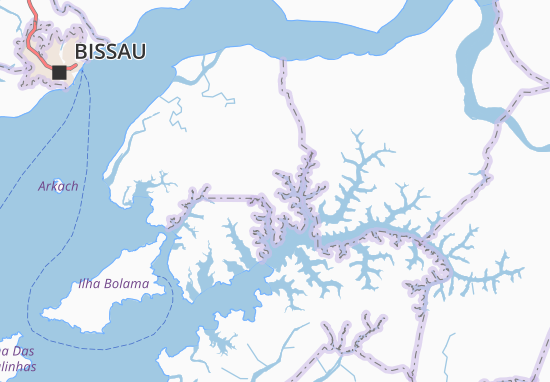 Karte Stadtplan Gandonde Mussa
