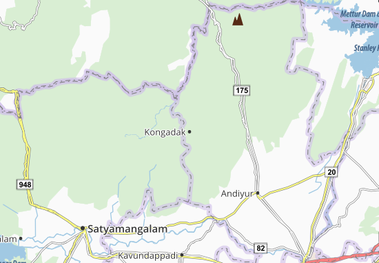 Kongadak Map