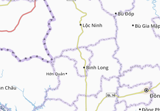Kaart Plattegrond Thanh Phú