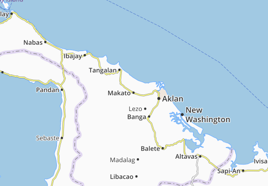 Karte Stadtplan Makato
