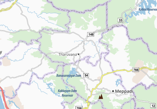 Mapa Tharuvana