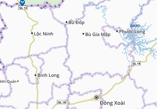 Long Hà Map