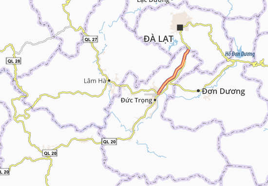 Karte Stadtplan N&#x60;Thol Hạ