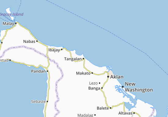 Kaart Plattegrond Tangalan