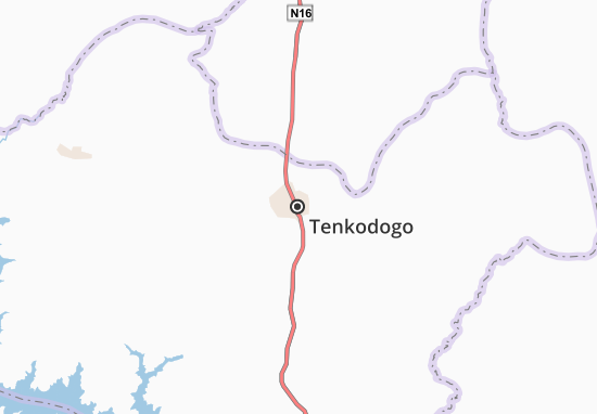 Mapa Plano Tenkodogo