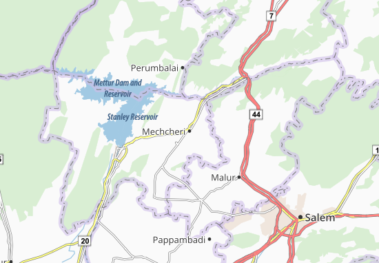 Mapa Mechcheri