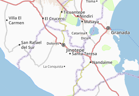 Kaart Plattegrond El Rosario
