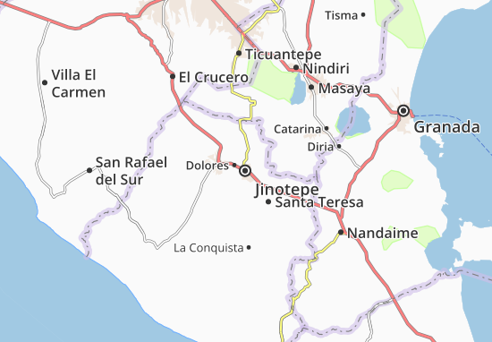 Jinotepe Map
