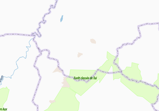 Kaart Plattegrond Bondoukui