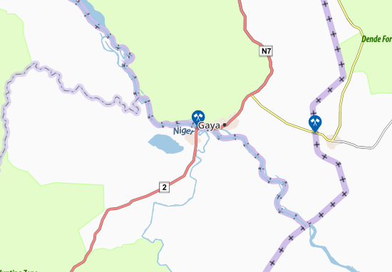 Malanville Map