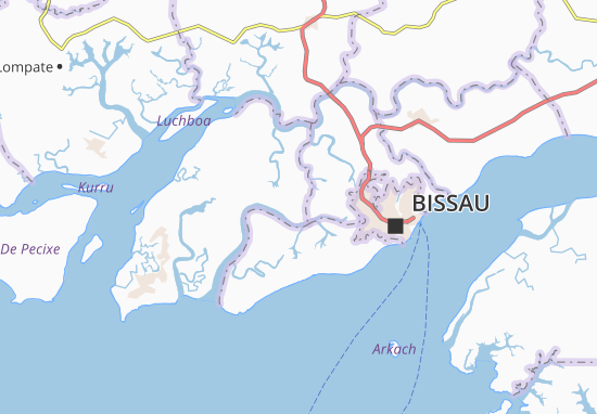 Karte Stadtplan Blimate