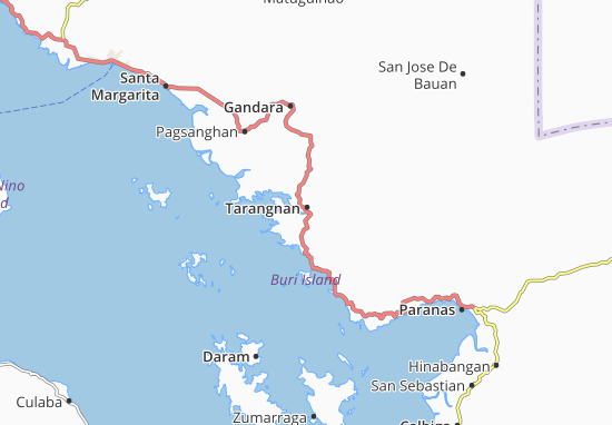 Karte Stadtplan Tarangnan