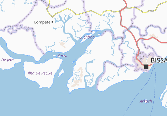Mapa Quinhamel