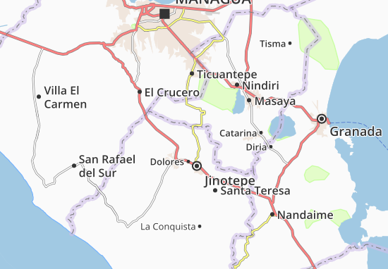 Kaart Plattegrond San Marcos