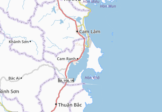 Kaart Plattegrond Cam Phúc Nam