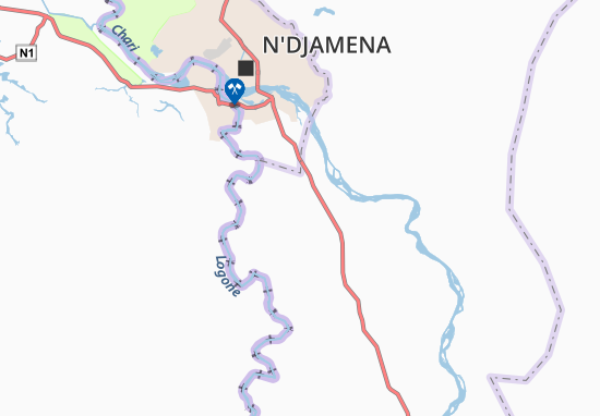 Kaart Plattegrond Kalam-Bogori