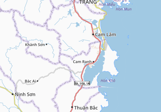 Kaart Plattegrond Cam Phước Đông