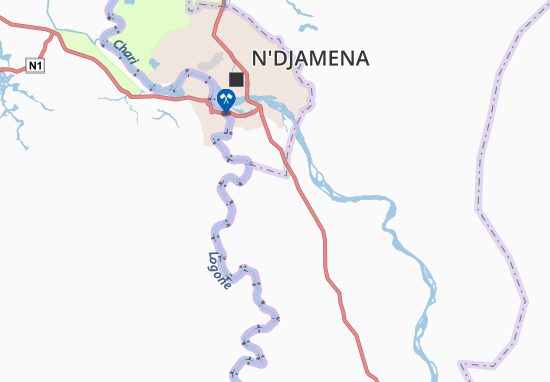 Mapa Daradia-Kabe