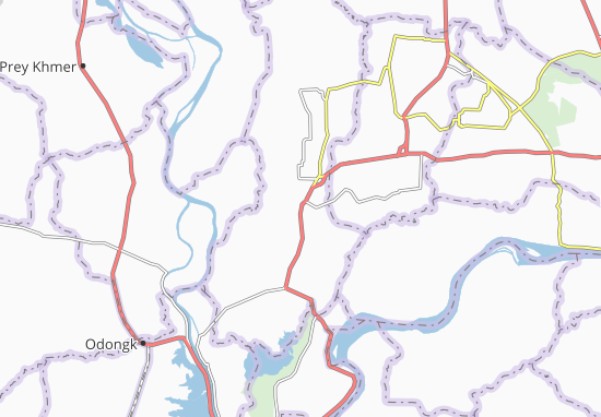 Karte Stadtplan Khum Batheay