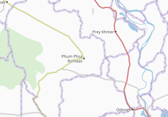 Kaart Plattegrond Phum Phsa Romeas