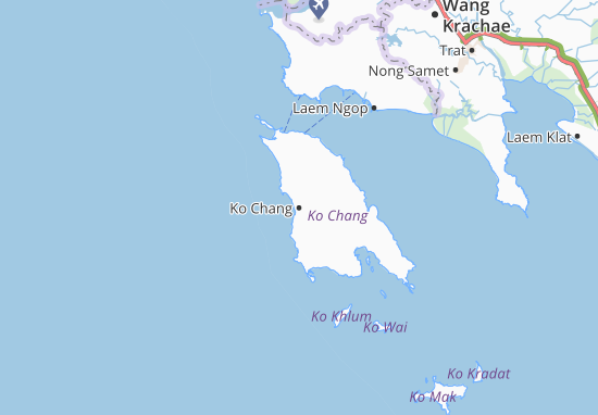Kaart Plattegrond Ko Chang