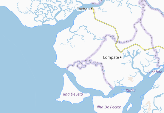 Kaart Plattegrond Batau