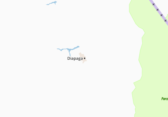 Karte Stadtplan Diapaga
