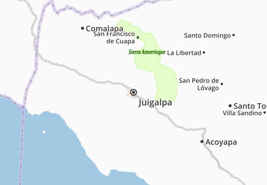Kaart Plattegrond Juigalpa
