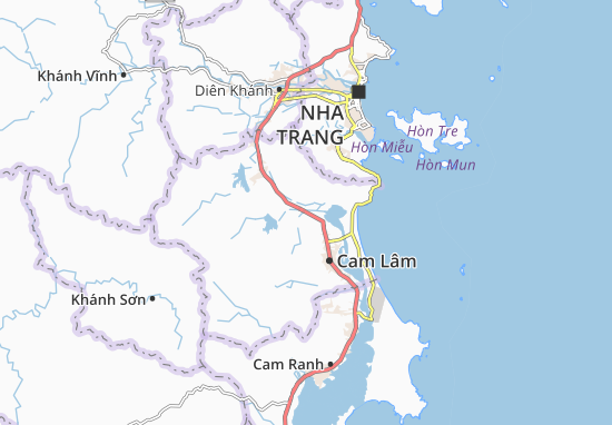 Cam Hòa Map