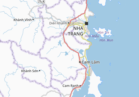 Karte Stadtplan Cam Tân