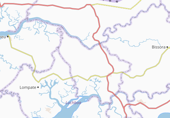 Karte Stadtplan Bugula